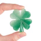 Lucky Green Aventurine Four Leaf Clover