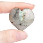 Labradorite B Heart Med 20-30mm, Madagascar