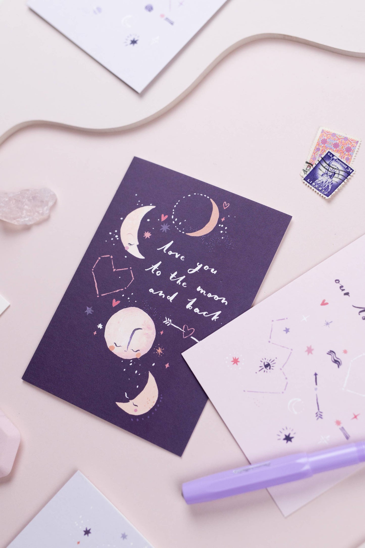 To the Moon and Back Card | Love Card | LGBT Cards