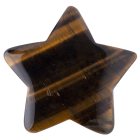 Tiger Eye 40mm Drilled Star