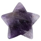 Amethyst 40mm Drilled Star