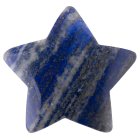 Lapis Lazuli 40mm Drilled Star