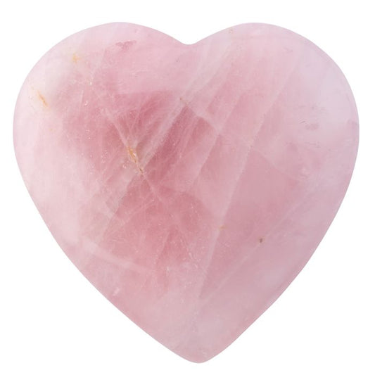40x40x10mm Rose Quartz Heart