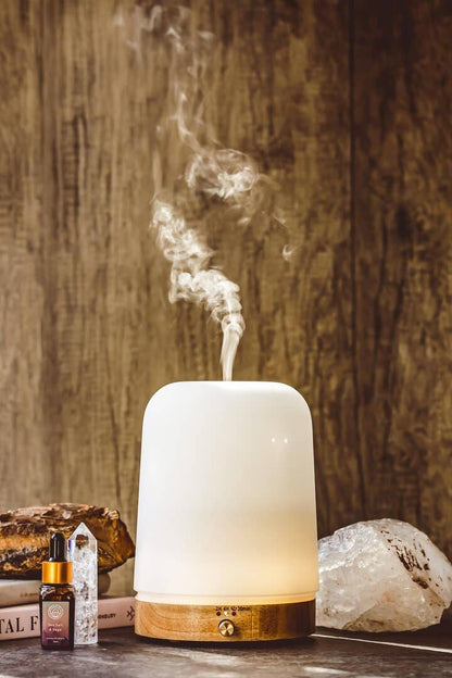 Glass & Bamboo Aroma Diffuser