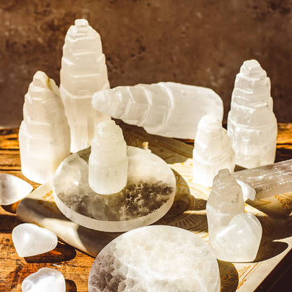 Selenite Towers – Crystals (Small, Medium & Large): Medium