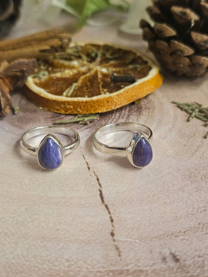 Chaorite Sterling Silver  Ring - 3.21g