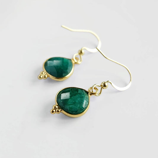 Emerald Drop Earrings