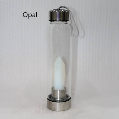 Crystal Water Bottle Cup (More Colours): Citrine