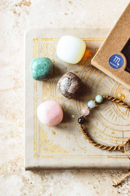 Zodiac Crystal & Bracelet Gift Set : Libra
