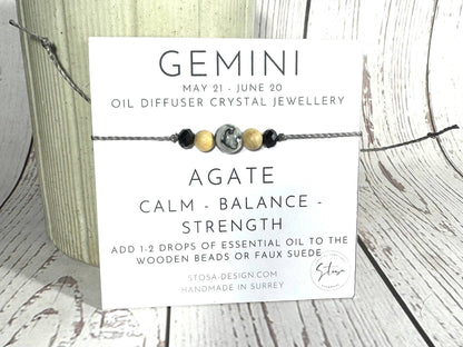 Zodiac Oil Diffuser Bracelet: Libra