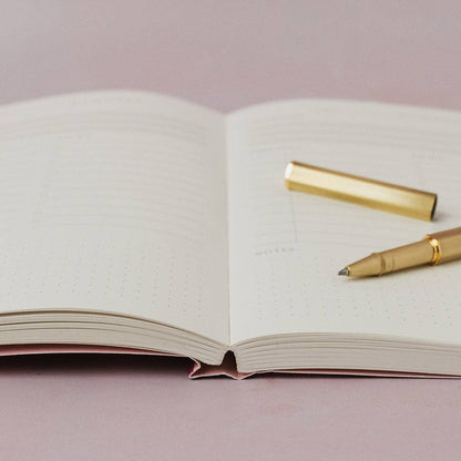 Summer Stripe Daily Planner | Undated Diary | Stationery