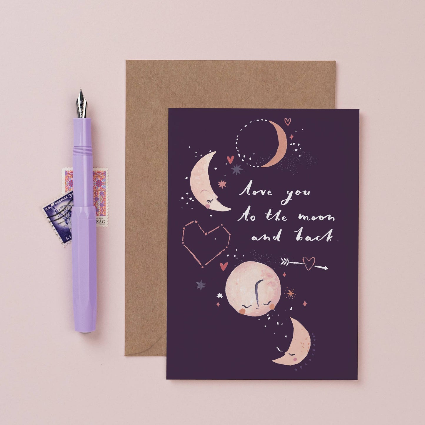 To the Moon and Back Card | Love Card | LGBT Cards