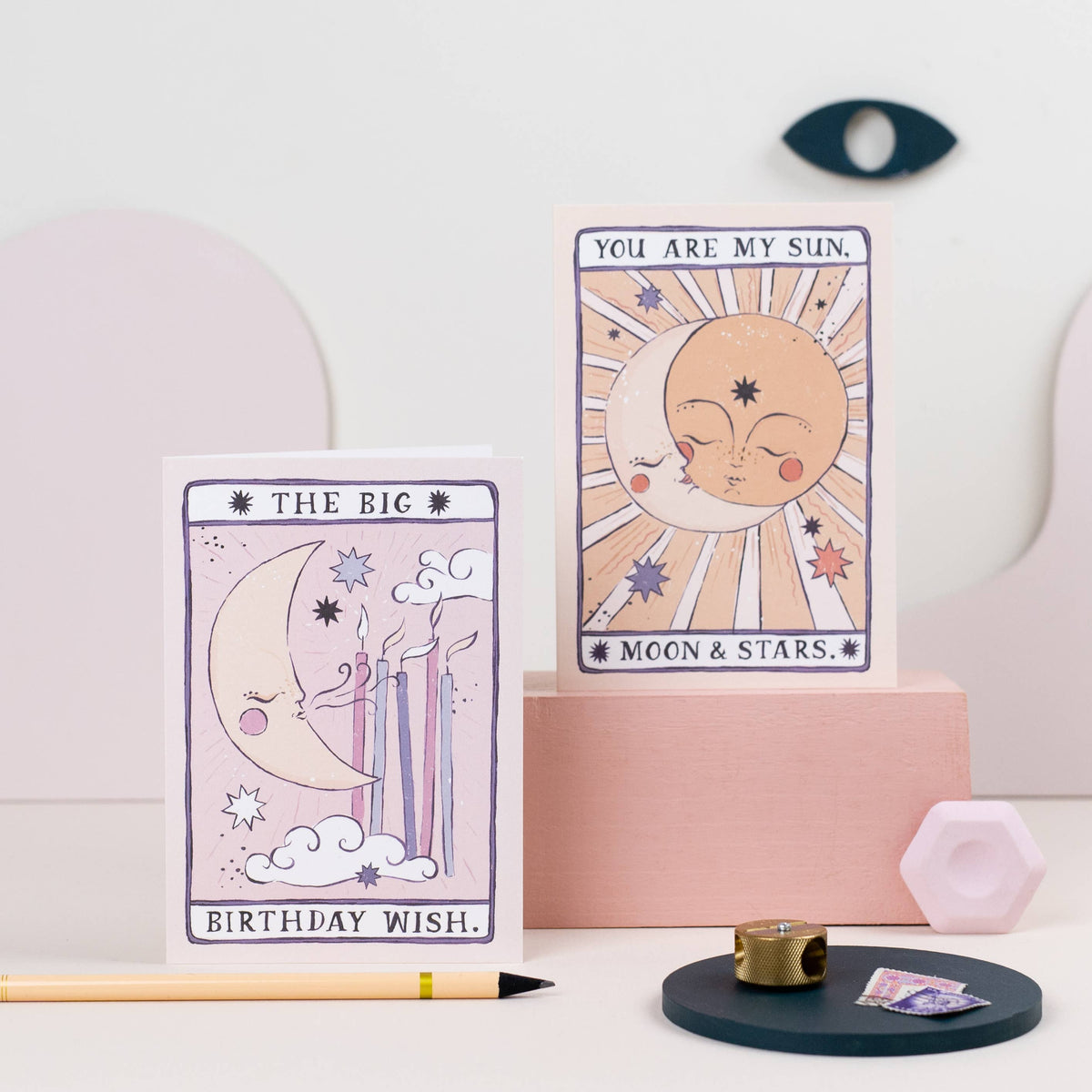 Sun, Moon & Stars Card | Valentine's Card | Love Cards
