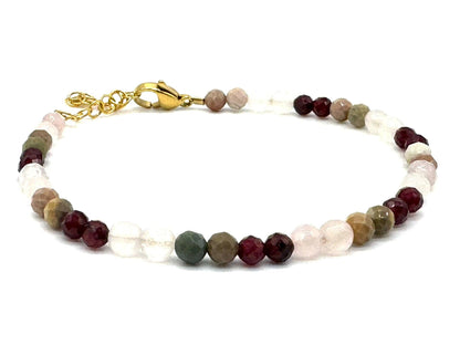 Dainty Crystal Birthstone Bracelets: July