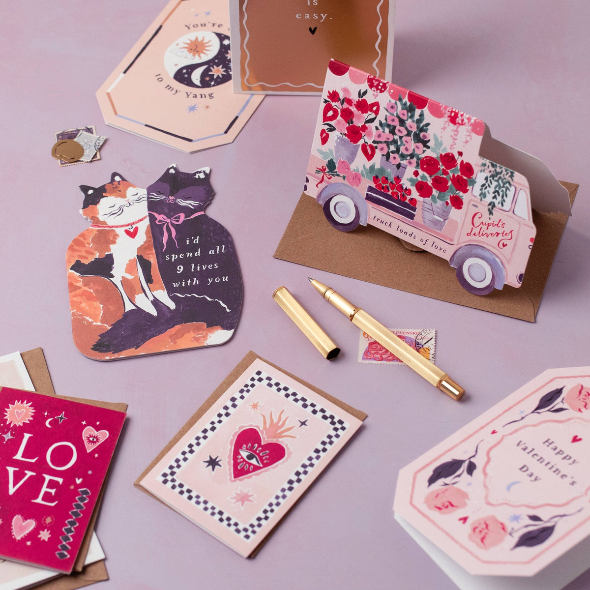 Sacred Heart Mini Love Card | Mini Greeting Card | Mini Card