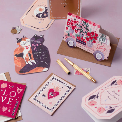 Sacred Heart Mini Love Card | Mini Greeting Card | Mini Card