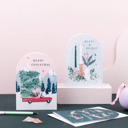Candles Christmas Cards | Holiday Cards | Seasonal Cards