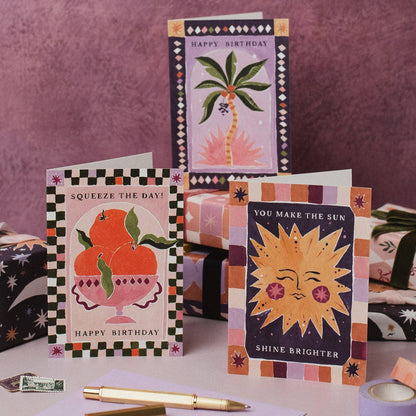 Sun Shine Brighter Card | Love Cards | Friendship Cards