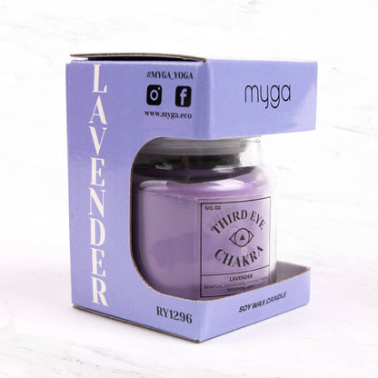 Seven Chakra Candles: Throat - Eucalyptus Scent