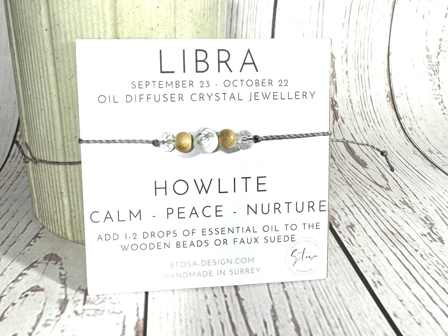 Zodiac Oil Diffuser Bracelet: Taurus