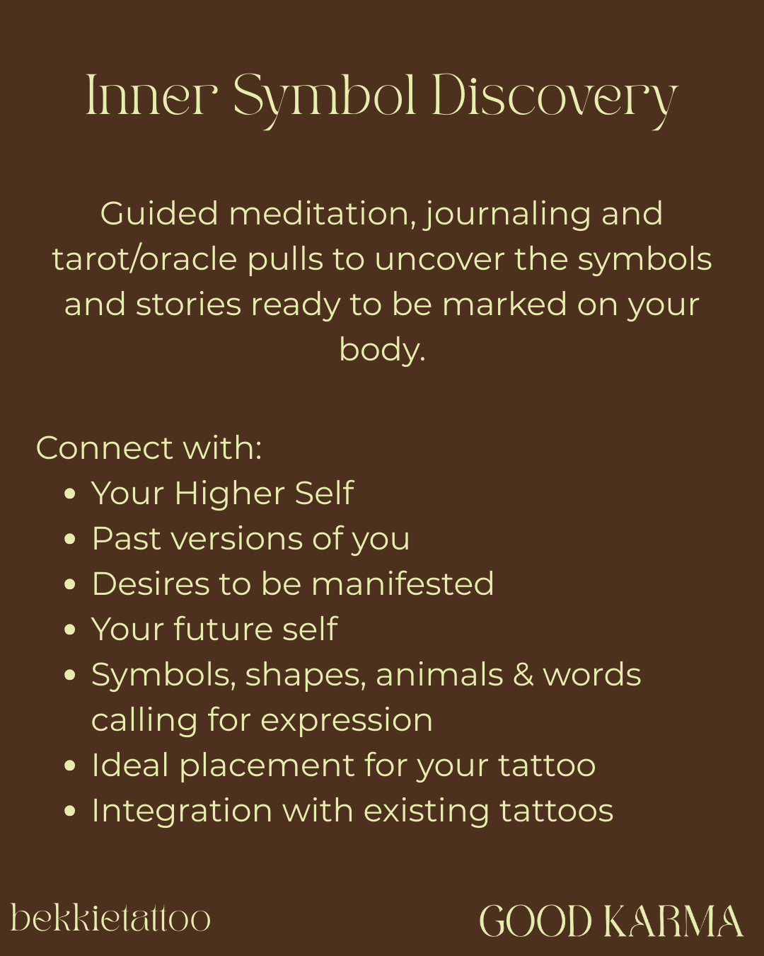 Spiritual Tattoo Design Workshop