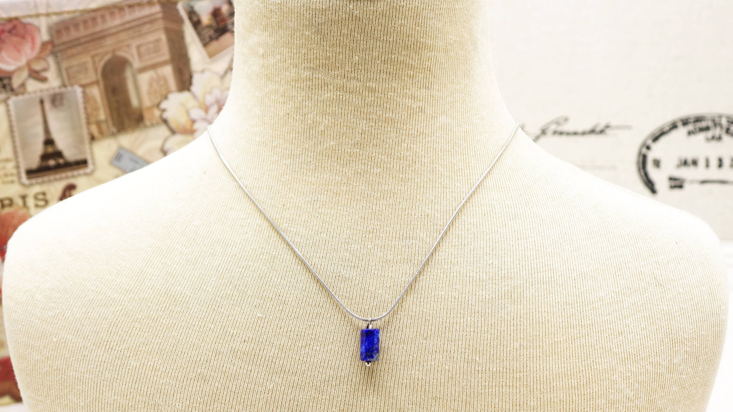 Lapis Lazuli Crystal Stone Necklace