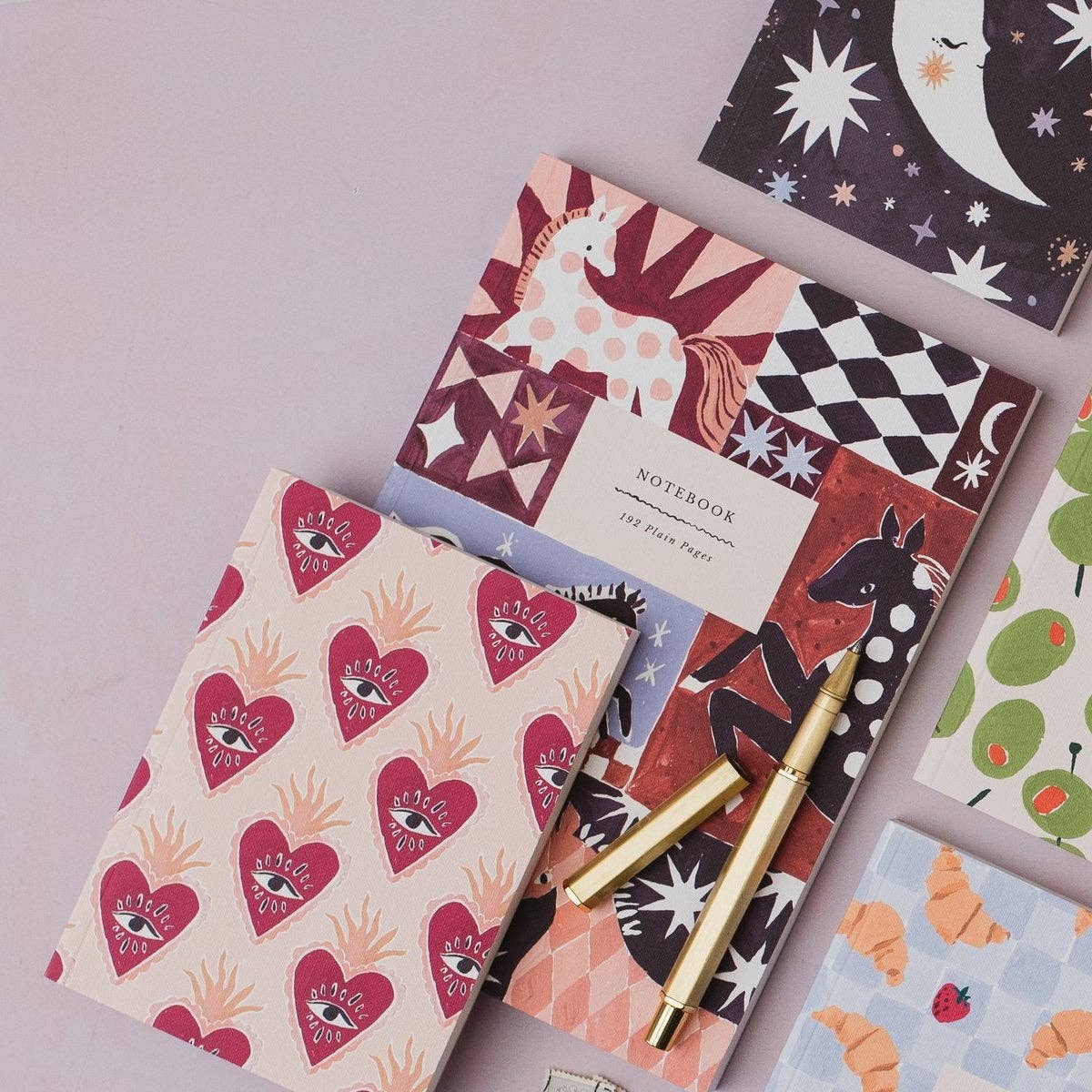 Sacred Heart Pocket Notebook | Plain Page Mini Blank Journal