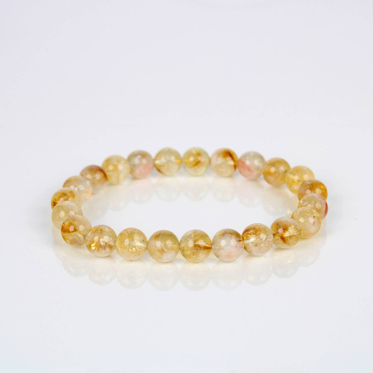 Citrine -Natural (Unheated & Untreated) Crystal Bracelet 8mm