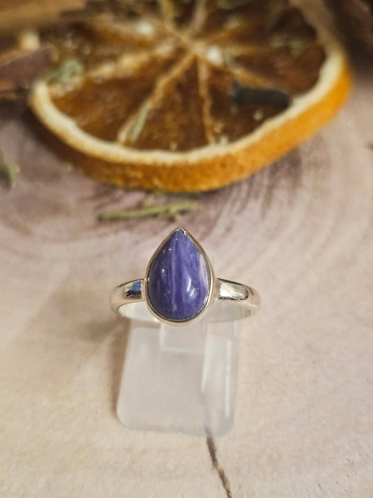 Chaorite Sterling Silver  Ring - 3.21g