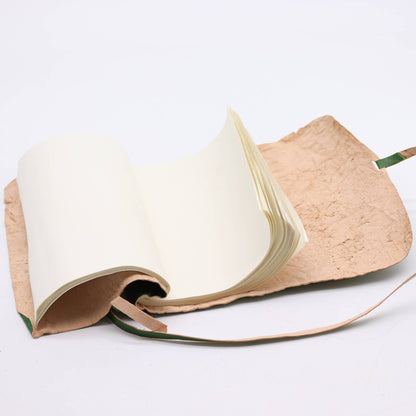 Rolled Leather Travel - Green (21x15cm)