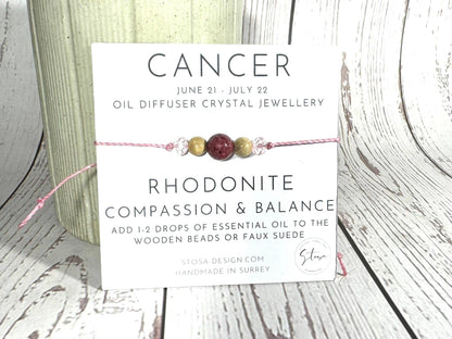 Zodiac Oil Diffuser Bracelet: Taurus