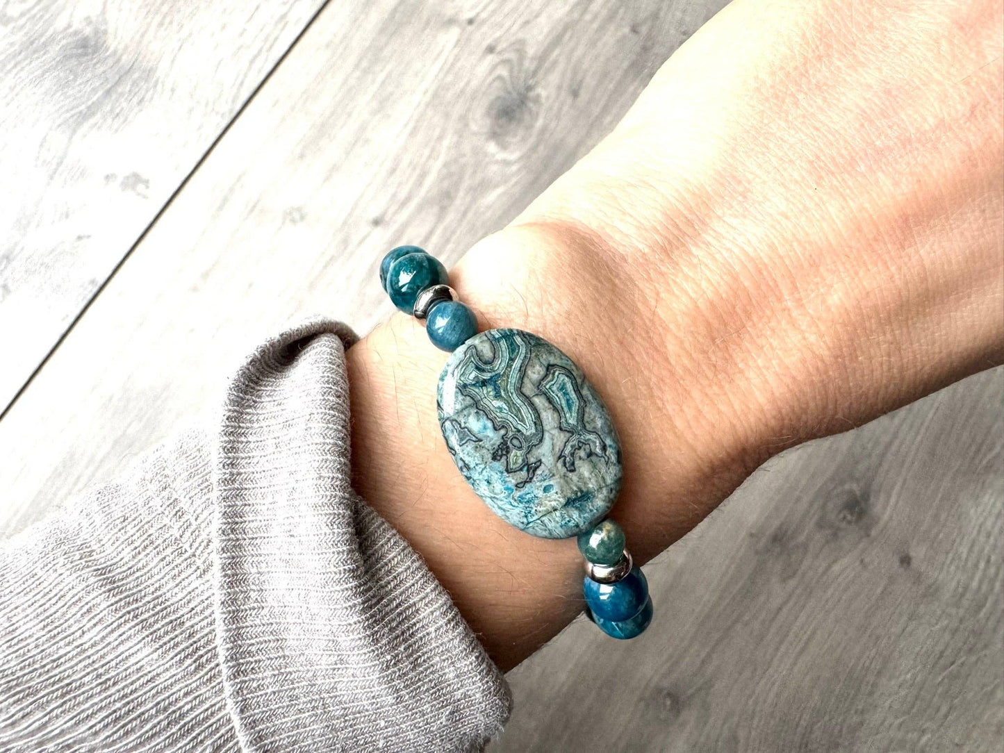 Apatite Diffuser Bracelet: Medium