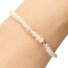 4mm Faceted Herkimer Diamond Bracelet
