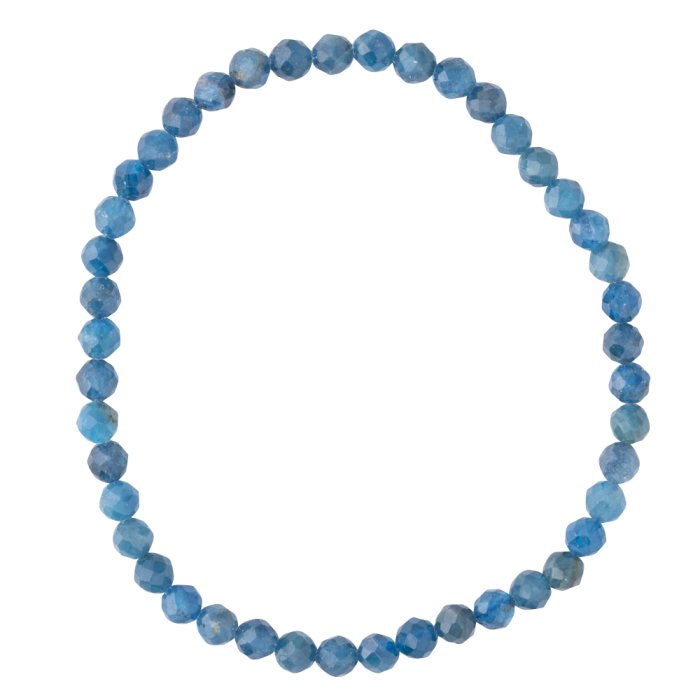 4mm Faceted Apatite Bracelet