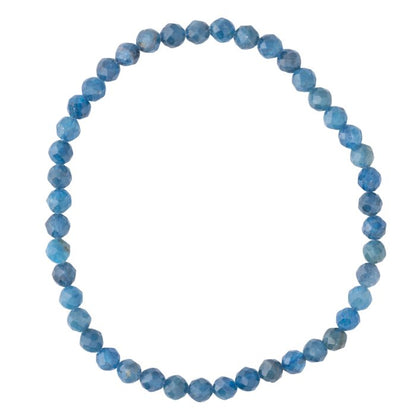 4mm Faceted Apatite Bracelet