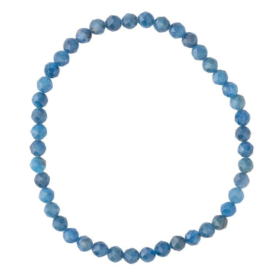 4mm Faceted Apatite Bracelet