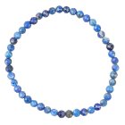 4mm Faceted Lapis Bracelet