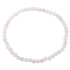 4mm Faceted Rose Quartz Bracelet