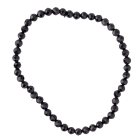 4mm Faceted Black Tourmaline Bracelet