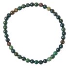 4mm Bloodstone Bead Bracelet