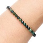 4mm Bloodstone Bead Bracelet