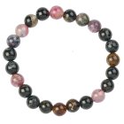 8mm Tourmaline Bead Bracelet