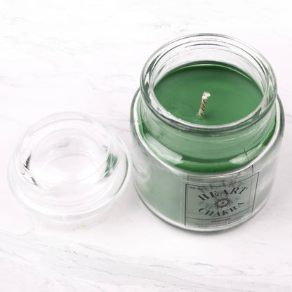 Seven Chakra Candles: Heart - Jasmine Scent