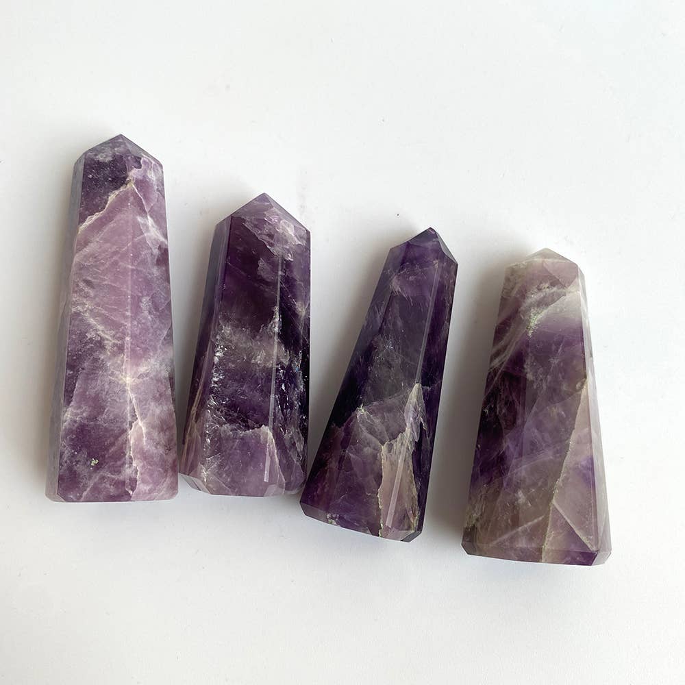 Small Obelisk Tower, 5-7cm: Clear Quartz