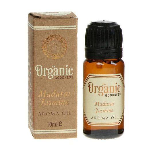 Aroma Oil Organic Goodness, Madurai Jasmine, 10ml