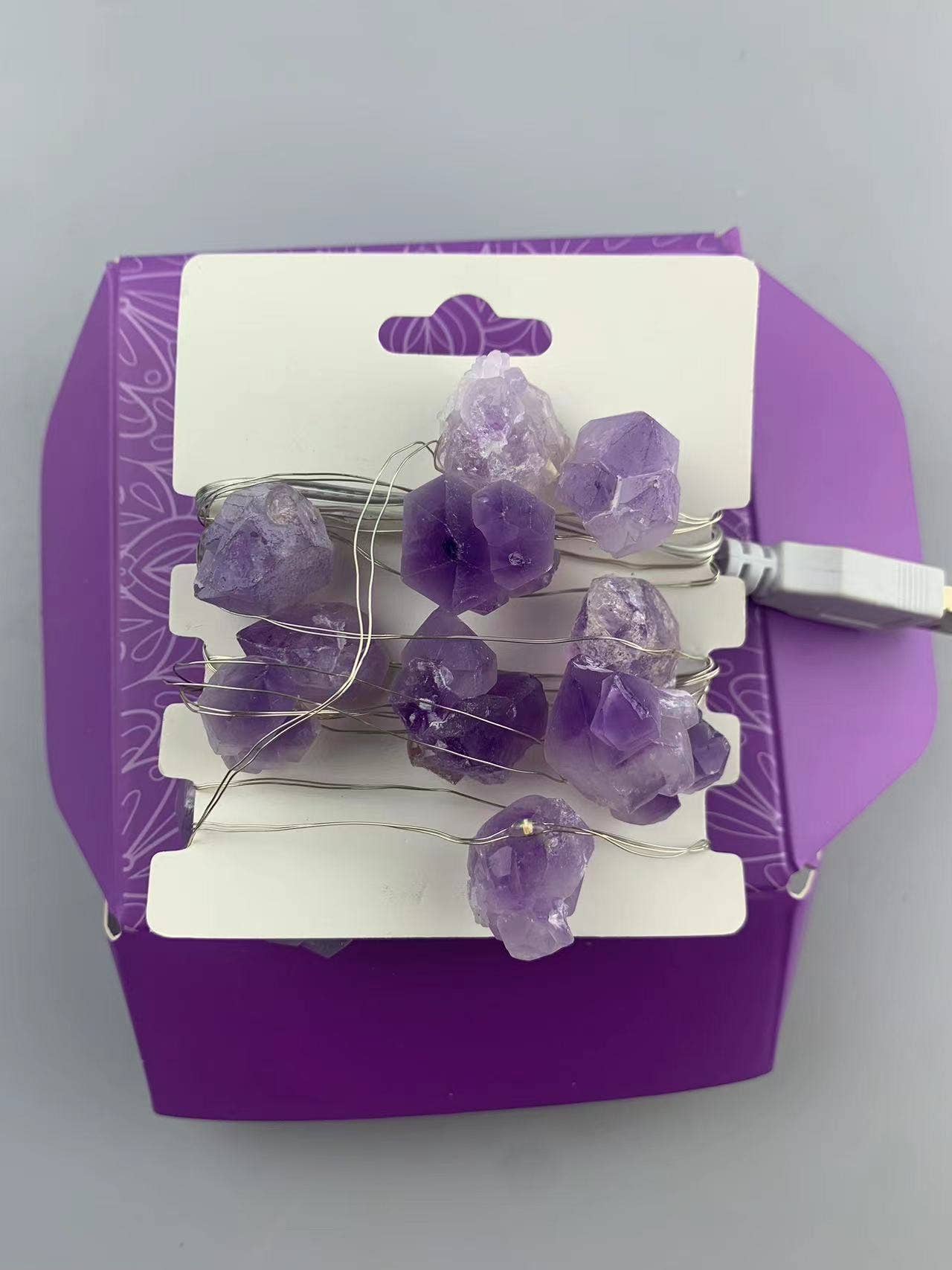 Gemstone Enchantment Lights - Amethyst