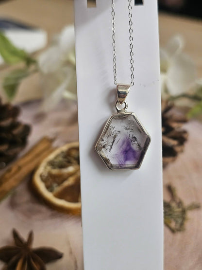 Amethyst Slice Pendant - 4.22g
