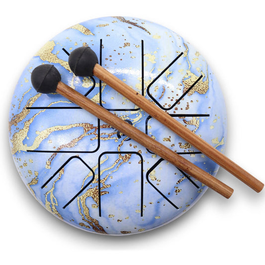 Steel Tongue Drum Blue Sky - 17x13cm