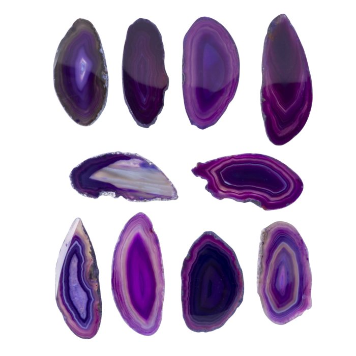 A0 Agate Slice Purple (up to 2")