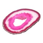 A7 Pink Agate Slice, 5.5" to 6"